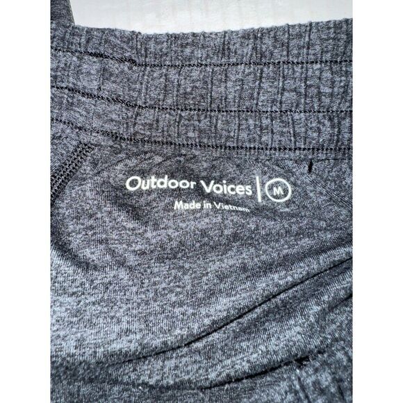 Outdoor Voices Womens Gray Pocket Drawstring Athletic Pants Size Medium - Picture 3 of 4